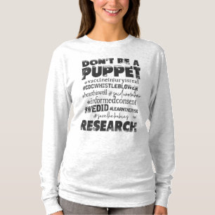 Var inte en docka - kvinna långärmadskjorta t shirt