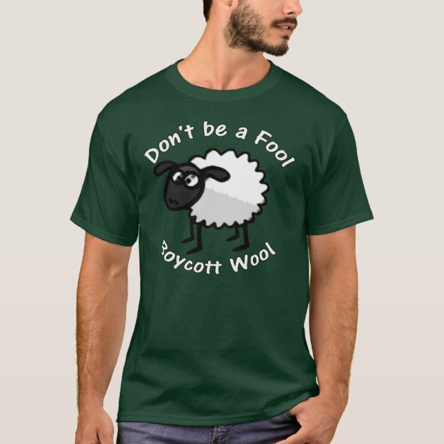 Var inte en dum mörk T-tröja Tee Shirt (Framsida)