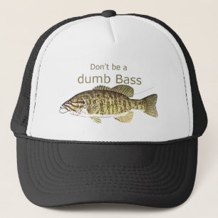 Var inte en dumbom-bass Funny-fiskeoffert Truckerkeps