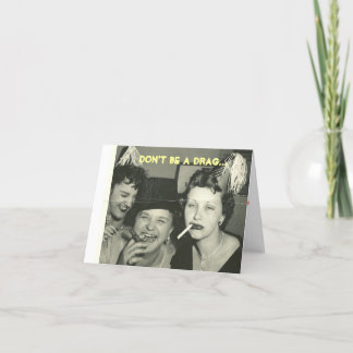 Var inte en friktion… låt oss festa kort