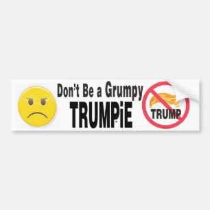 Var inte en Grumpy TRUMPiE Bildekal