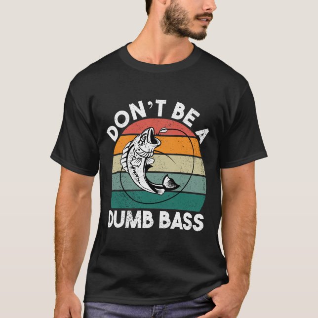 Var inte en idiot som fiskar i Pappa T Shirt (Framsida)