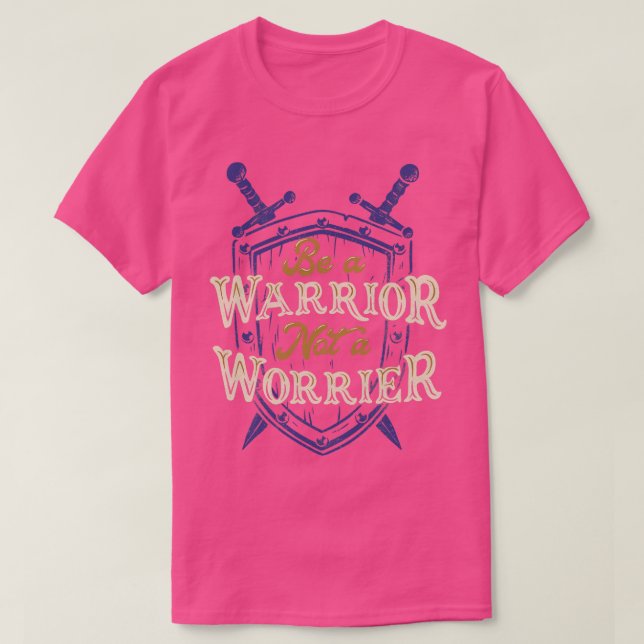 Var inte en krigare t shirt (Design framsida)