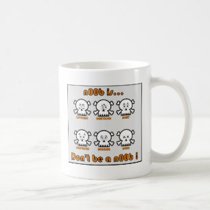 Var inte en noob kaffemugg