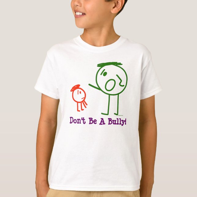 Var inte en översittare!  barnt-skjorta t shirt (Framsida)