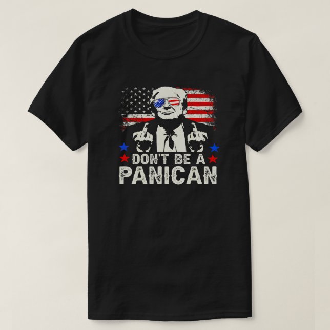 Var inte en PANICAN-trump 4:e juli-skeppet - T Shirt (Design framsida)