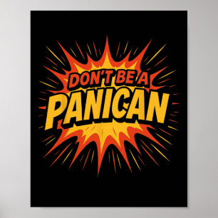Var Inte En Panikslagen Trump Tariff Ekonomi Polit Poster