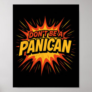 Var Inte En Panikslagen Trump Tariff Ekonomi Polit Poster