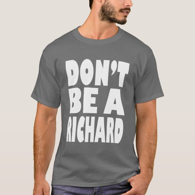 Var inte en Richard Tee (Framsida)