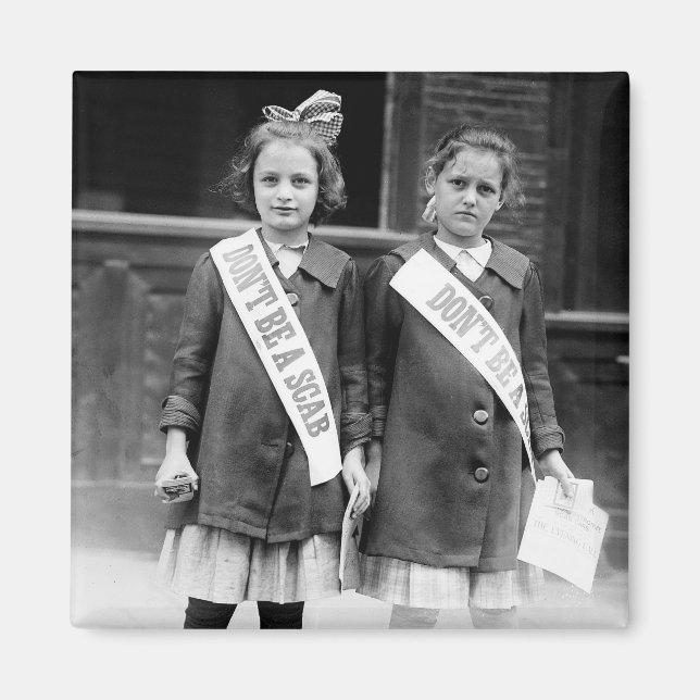 Var inte en scab magnet (Framsidan)