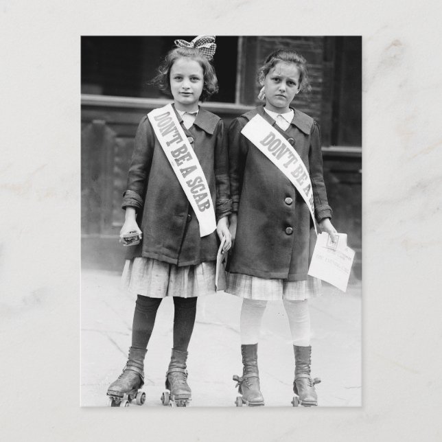 Var inte en scab vykort (Framsida)