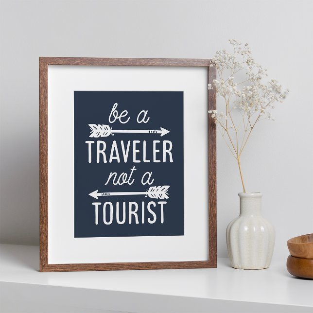 Var inte en turisttypografisk utskrift av resande poster (Skapare uppladdad)
