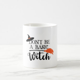 Var inte en vanlig Witch-funny Halloween Kaffemugg