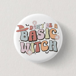 Var inte en vanlig Witch Halloween-gåva Knapp