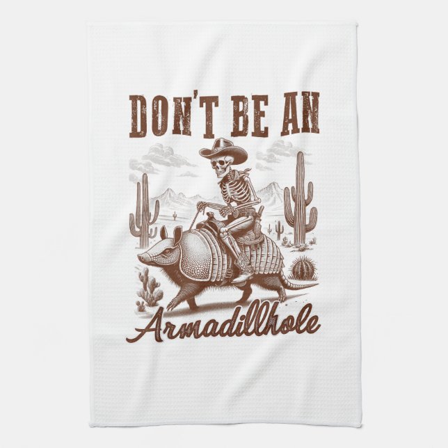 Var Inte Ett Armadillhål Kökshandduk (Vertikal)