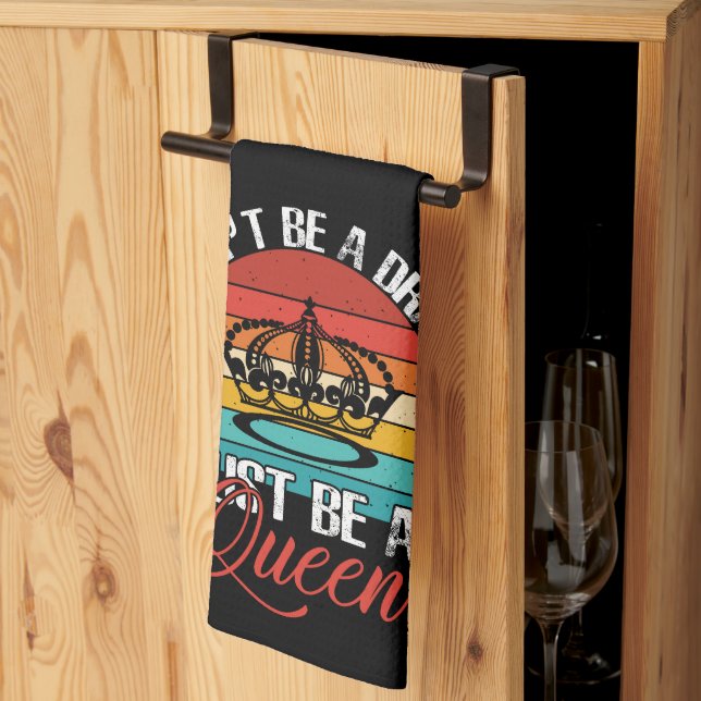 Var inte ett Drag Kitchen Towel Kökshandduk (Thirds Fold)