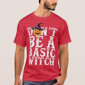 Var inte ett vanligt Witch Halloween-pumpkin Te T Shirt