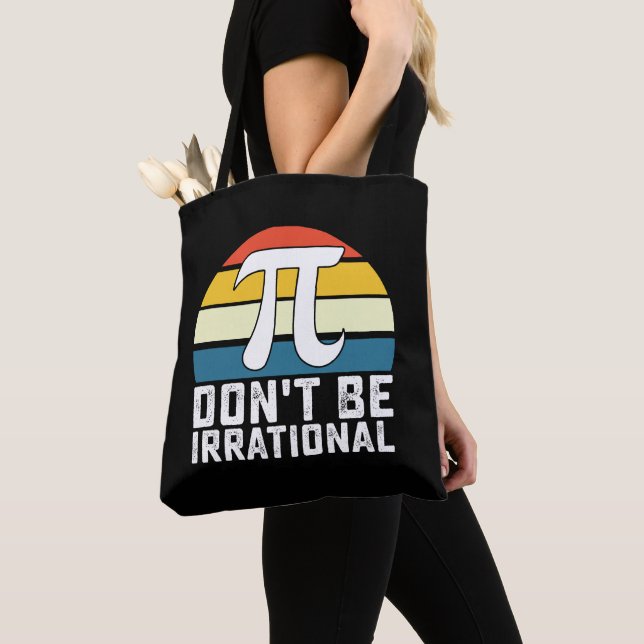 Var Inte Irrationell Pi-dagen Matematik Matte Tygkasse (Närbild)