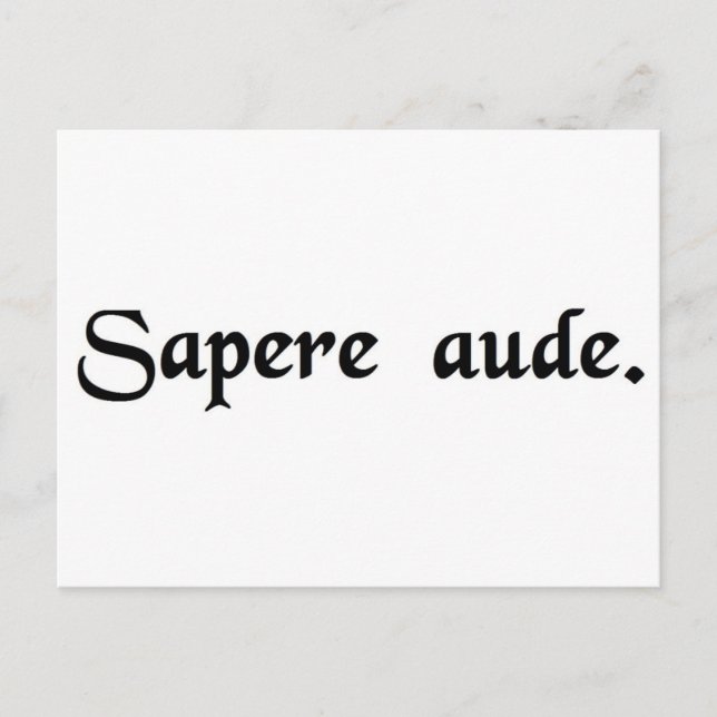 Var inte klok. vykort (Framsida)