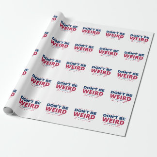 Var inte Konstig och rösta Harris Walz Kamala Harr Presentpapper