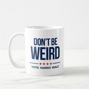 VAR INTE KONSTIG - Vote Harris Walz Kaffemugg