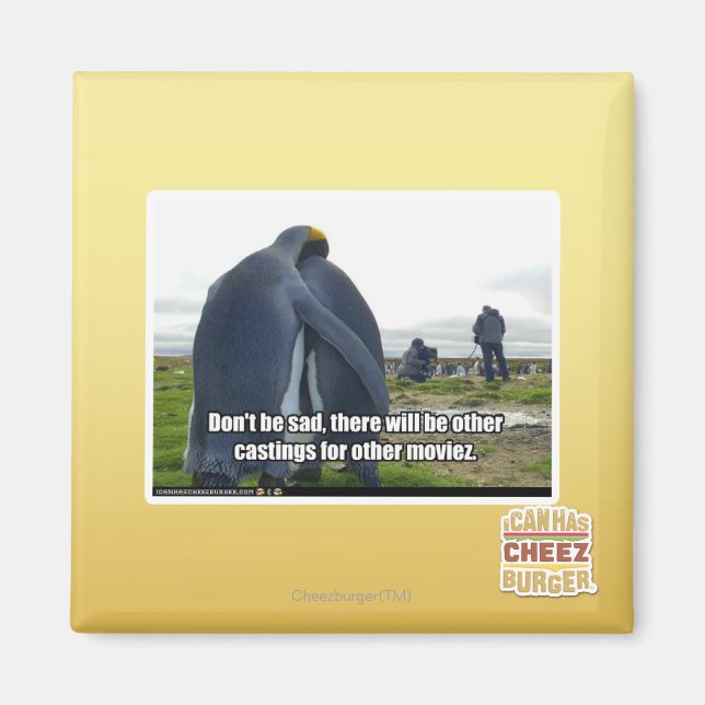 Var inte Ledsen Magnet (Framsidan)