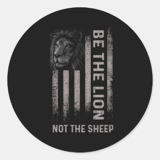 Var inte Lejona får Runt Klistermärke