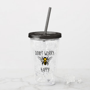 Var inte orolig Var glad Take Away Mugg