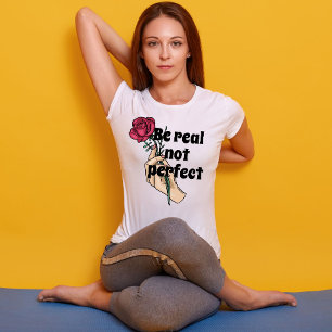 Var inte perfekt, inspirera till Vintage av citatt T Shirt