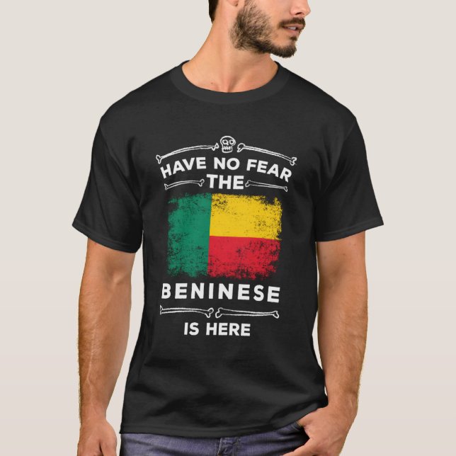 Var inte rädd att Benineserna är här Halloween Ben T Shirt (Framsida)
