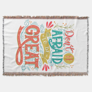 Var inte rädd att vara underbart filt