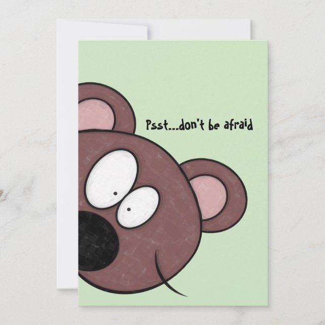 Var inte rädd, det är din väns födelsedag inbjudningar (Framsida)