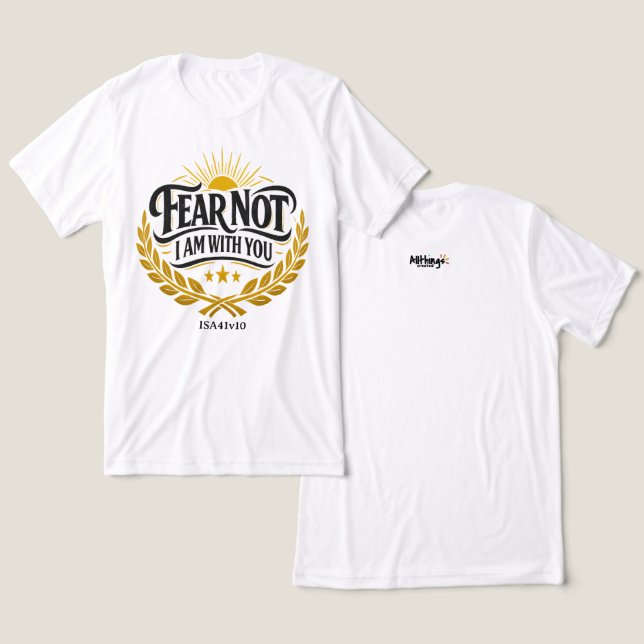 Var inte rädd - ESA41v10 T Shirt (Design fram och bak)