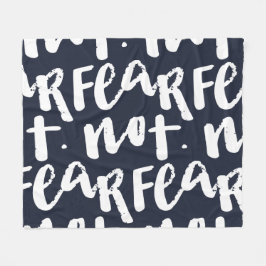 Var inte rädd fleecefilt