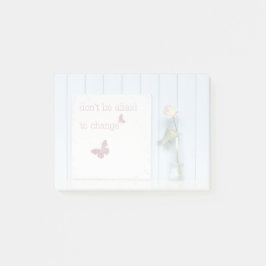 Var inte rädd för att ändra post-it block