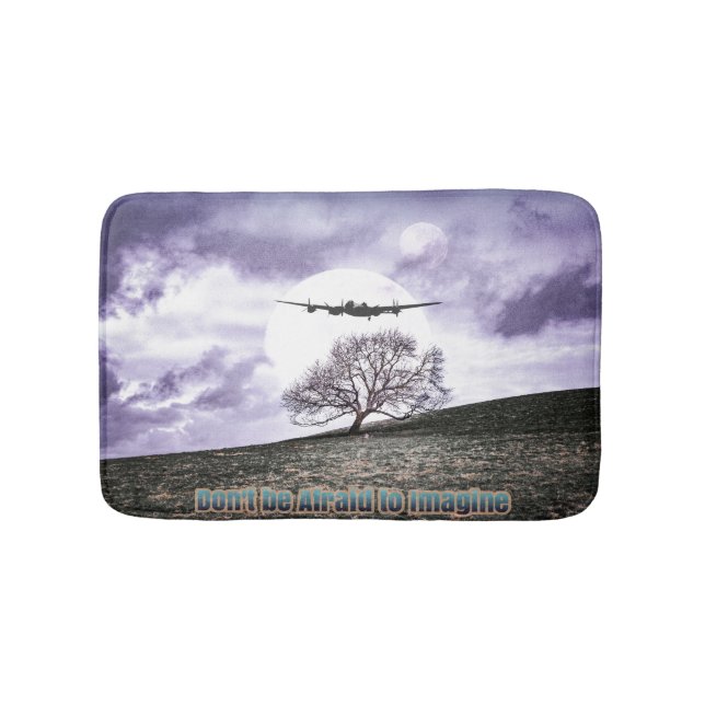 Var inte rädd för att föreställa dig badrumsmatta (Framsidan)