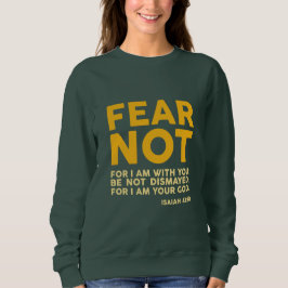 Var inte rädd, för jag är med dig t shirt