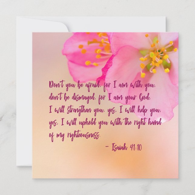 Var inte rädd för kristen Blommigt (Framsida)