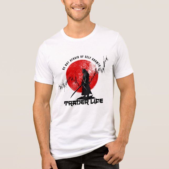 Var inte rädd | Handelsmotivation | Samuraj T Shirt (Framsida)