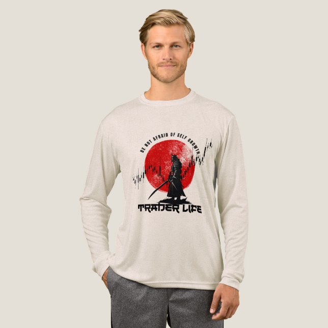 Var inte rädd | Handelsmotivation | Samuraj T Shirt (Hel framsida)