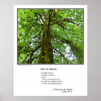 Var inte rädd...inspirerande poster