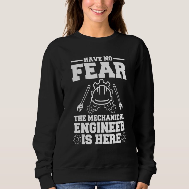 Var Inte Rädd Maskiningenjören Är Här T Shirt (Framsida)
