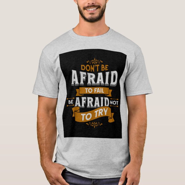 Var inte rädd t shirt (Framsida)