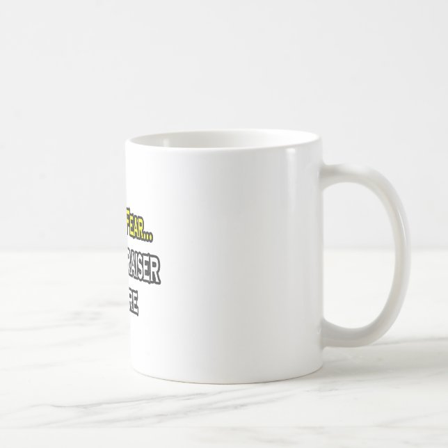 Var inte rädd, utvärderaren är här kaffemugg (Höger)