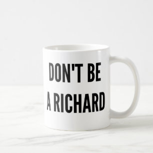 Var inte Richard ett roligt citationsteckenordstä Kaffemugg
