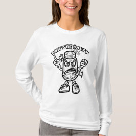 Var inte Salty, en fin illustration T Shirt