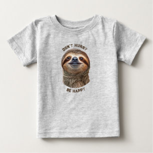 Var inte stressad Var Glad Lugn Leende Sengångare T Shirt