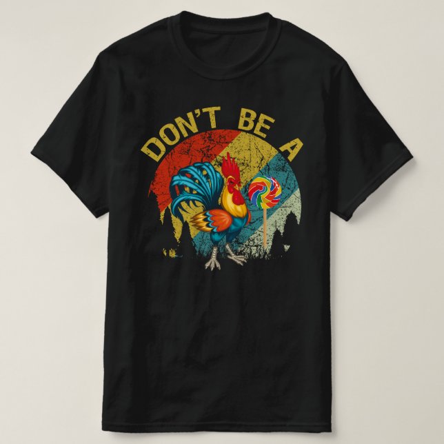Var inte sugare t shirt (Design framsida)