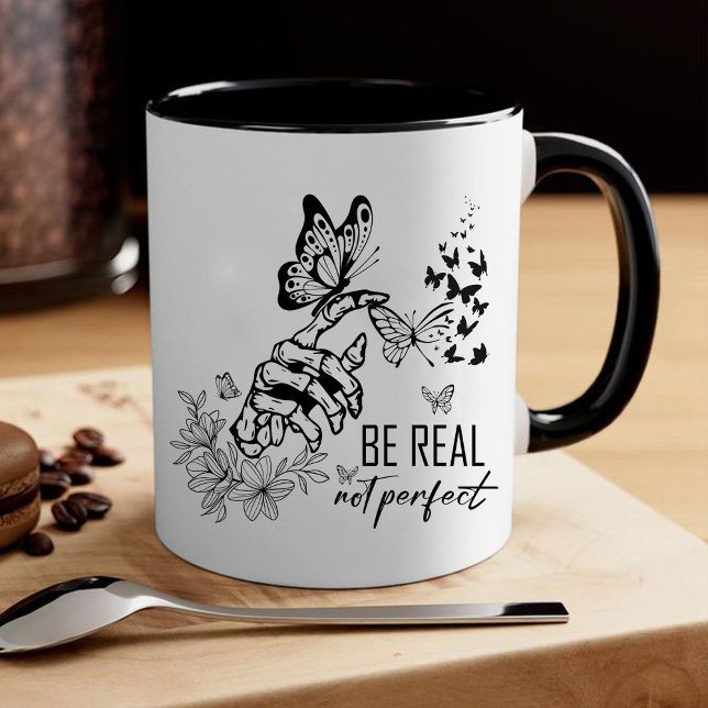Var inte verklig Perfekt | gåvor för läraruppskatt Mugg (be real not perfect Mug, gift for teacher, teacher Mug ,teacher appreciation gifts,teacher gift,)