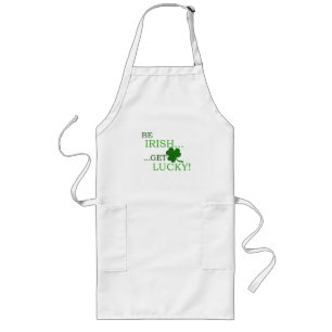 Var Irish Get Lucky Apron Långt Förkläde